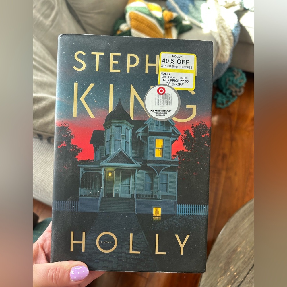 Stephen King 'Holly' Hardcover Book